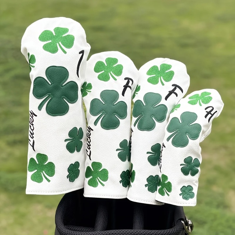 Golf Clubs - Stylish Clover Golf Club Head Covers