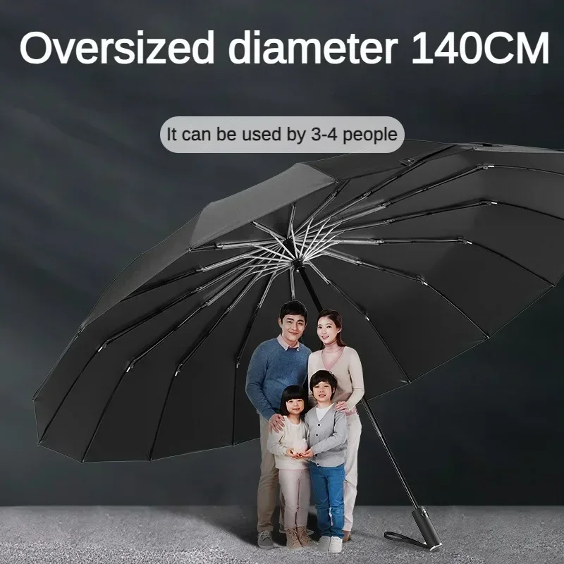 Super Large 140CM Automatic Fo - Golf Umbrella Large recension och pris