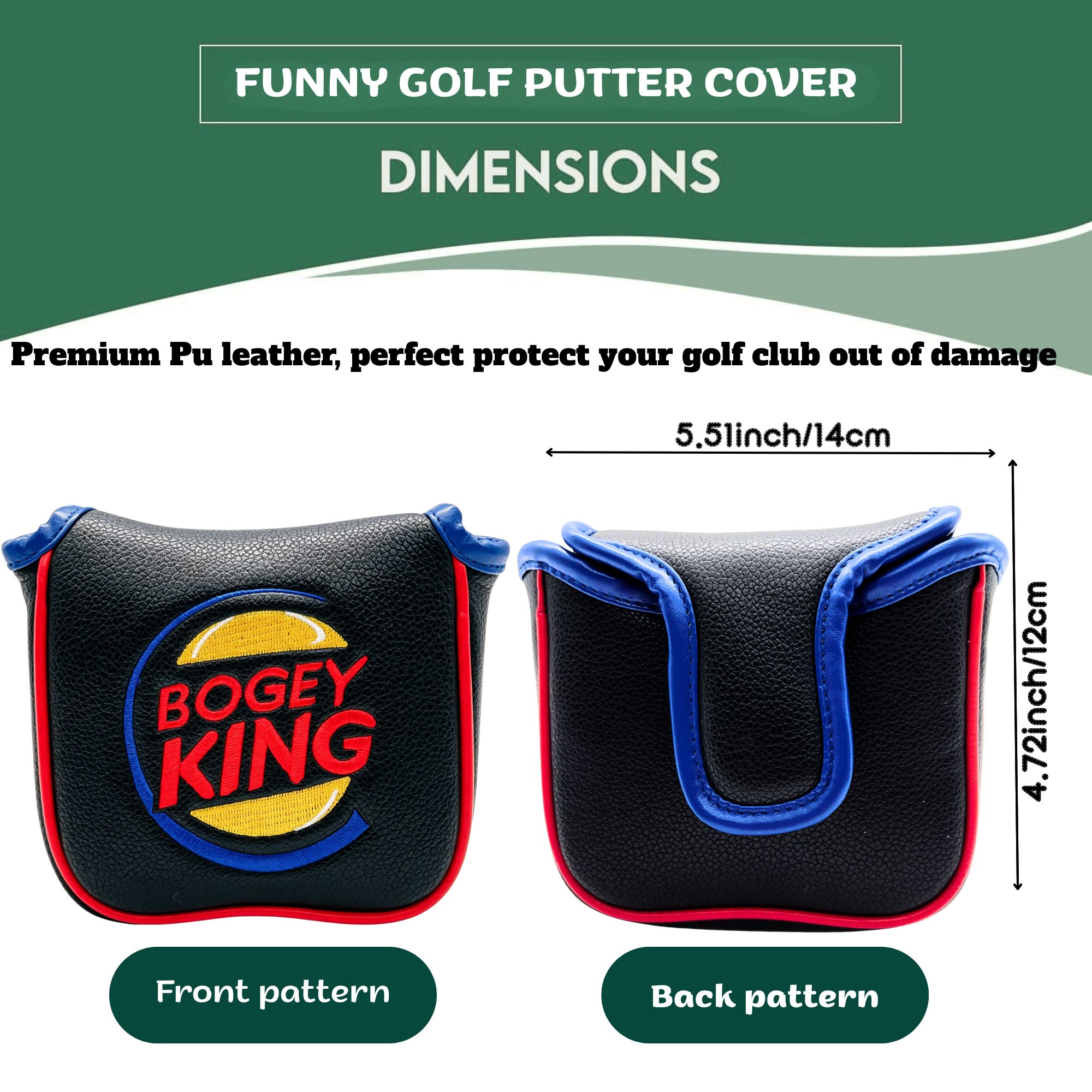 Funny Bogey King Golf Headcove - Golf Tees recension och pris