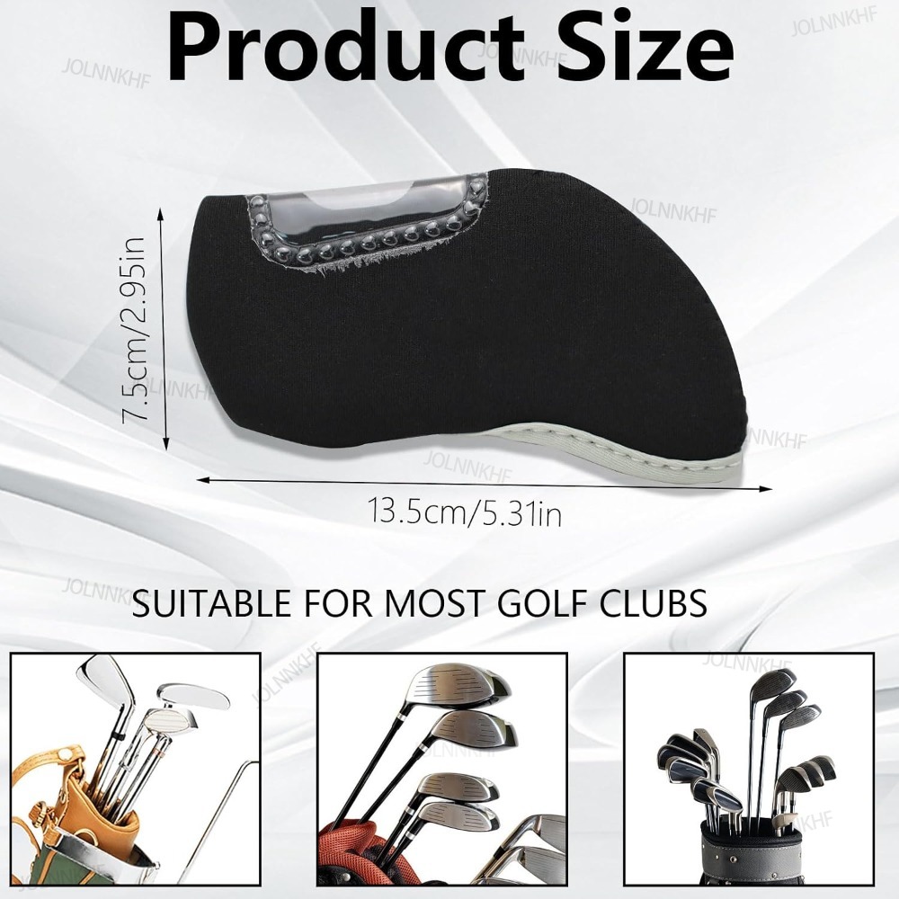 Clear Visible Head Covers 10Pc - Golf Tees recension och pris