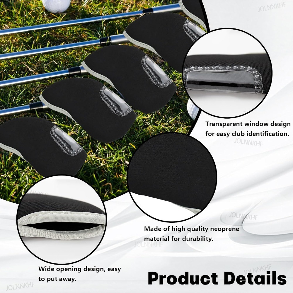 Clear Visible Head Covers 10Pc - Golf Tees recension och pris
