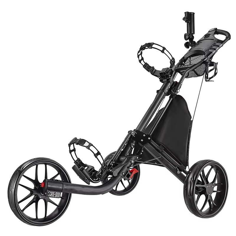 Golf Push Cart 4 Wheel Sturdy  - Golf Umbrella recension och pris