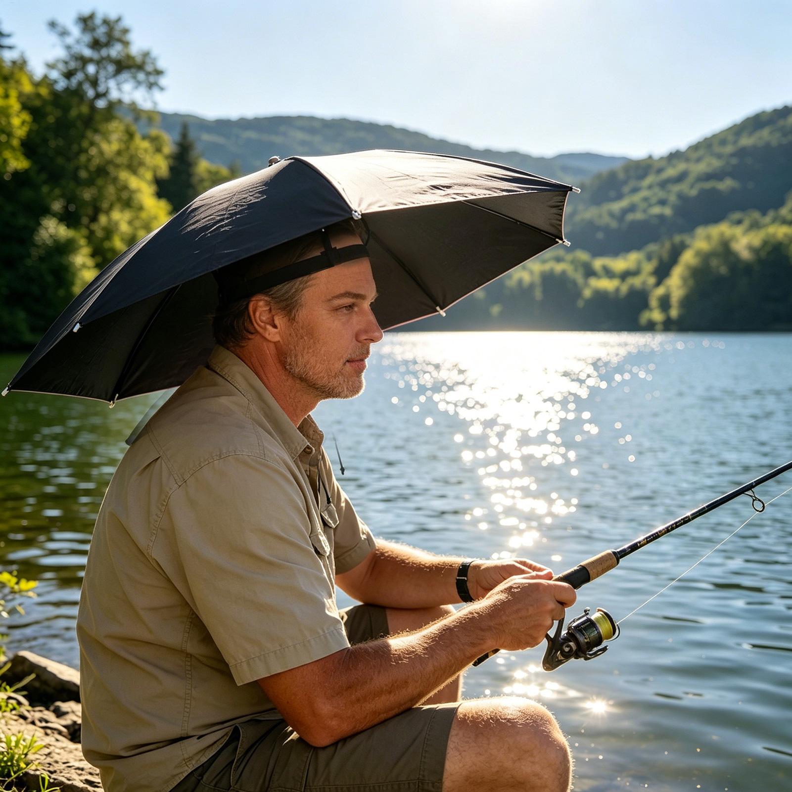 Folding Umbrella Hat Waterproo - Golf Umbrella recension och pris